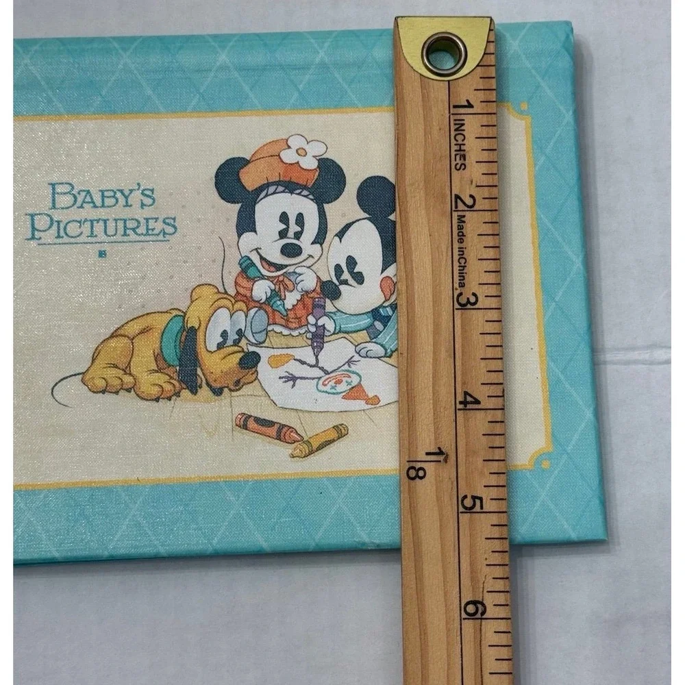 VTG Disney Mickey & Co Baby Picture Small Album by Hallmark Baby Mickey & Minnie